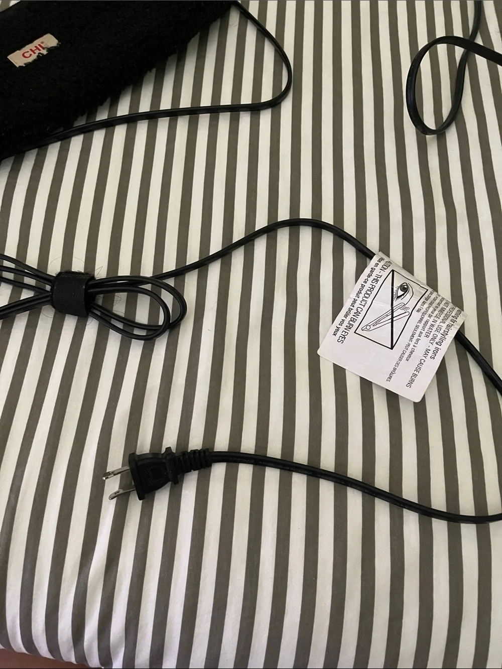 CHI flat iron + travel case